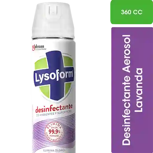 Lysoform Desinfectante de Ambientes y Superficies en Aerosol Lavanda