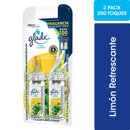 Glade Desodorante Ambiental Toque Repuesto Limón