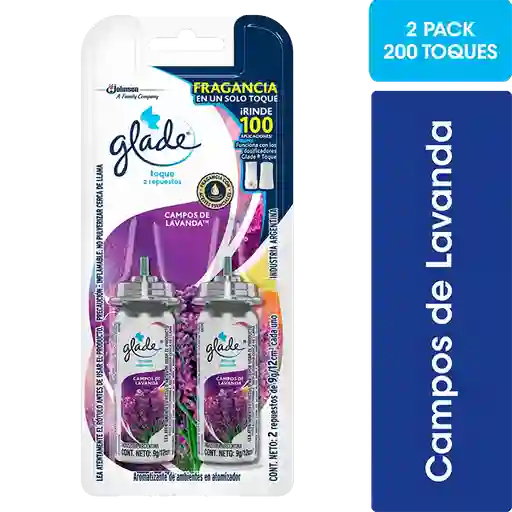 Glade Desodorante Ambiental Toque Lavanda Rep.
