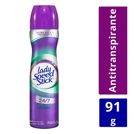 Lady Speed Stick Desodorante Dynamic en Aerosol
