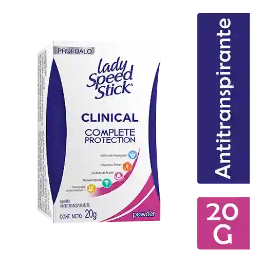Lady Speed Stick Desodorante Clinical Complete Protección Mujer