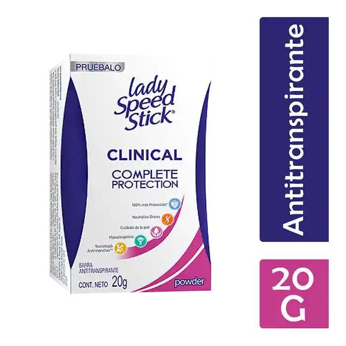 Lady Speed Stick Desodorante Clinical Complete Protección Mujer