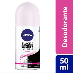 Nivea Desodorante Black & White Invisible Roll On