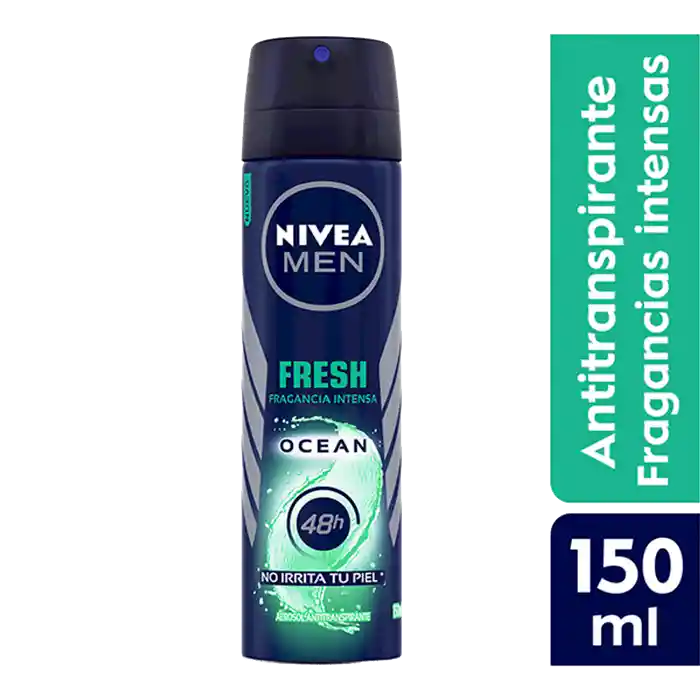 Nivea Men Desodorante Fresh Ocean Fragancia Intensa en Spray