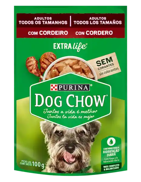 Dog Chow Alimento Húmedo Para Perros Cordero