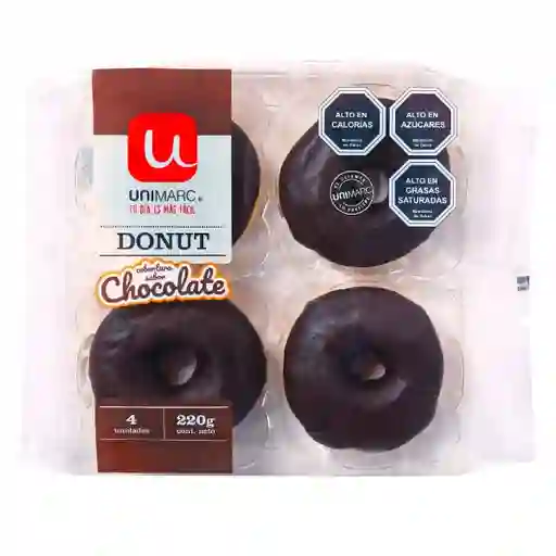 Unimarc Donuts Cobertura 4X55 Chocolate