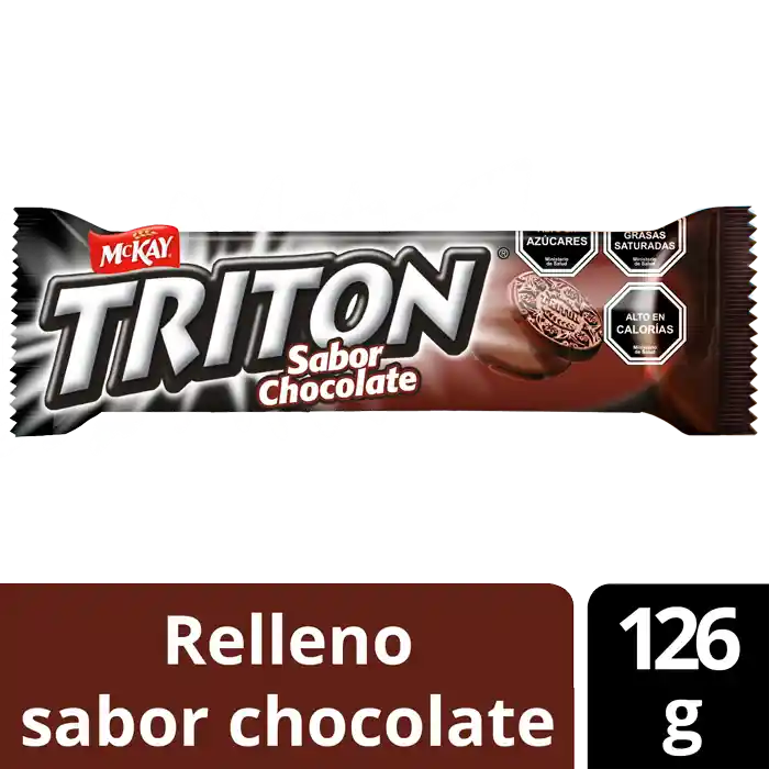 Mckay Triton Galletas con Relleno Sabor a Chocolate