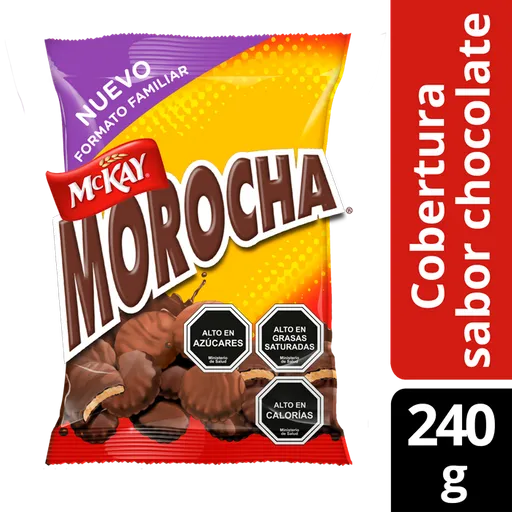 Morocha Galleta con Cobertura Sabor a Chocolate Familiar