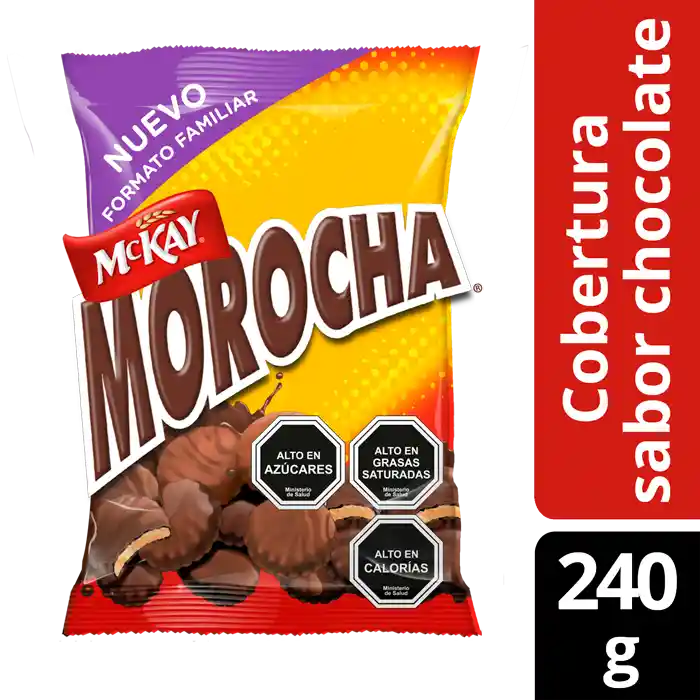 Morocha Galleta con Cobertura Sabor a Chocolate