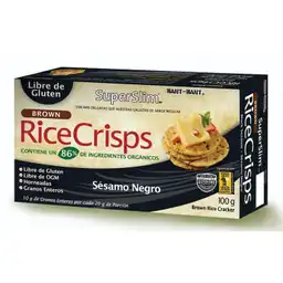 Super Slim Galleta de Arroz Sésamo Negro