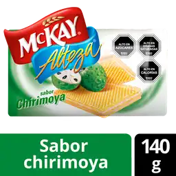 Mckay Alteza Galletas Waffer Sabor Chirimoya