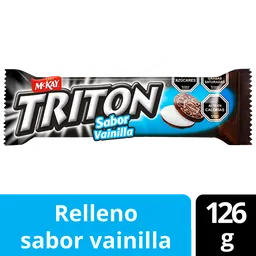 Triton Galleta de Chocolate con Crema Sabor Vainilla