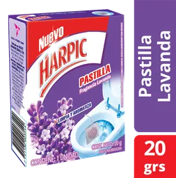 Harpic Pastilla para Inodoros Lavanda 20gr