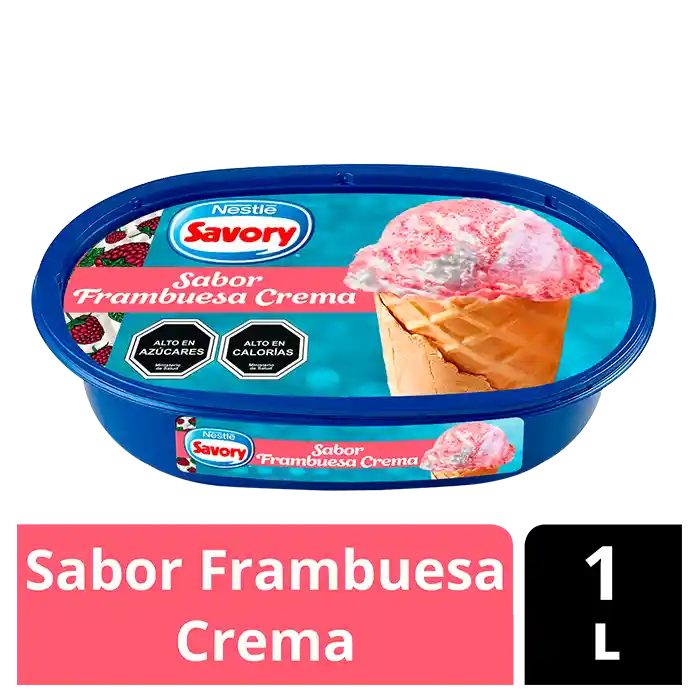 Savory Helado Esp Frambuesa/Crema