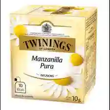 30.00 % de descuento en la compra de 1 unidad Twinings Infusion Twining S Manzanilla Pura 10 Bolsitas