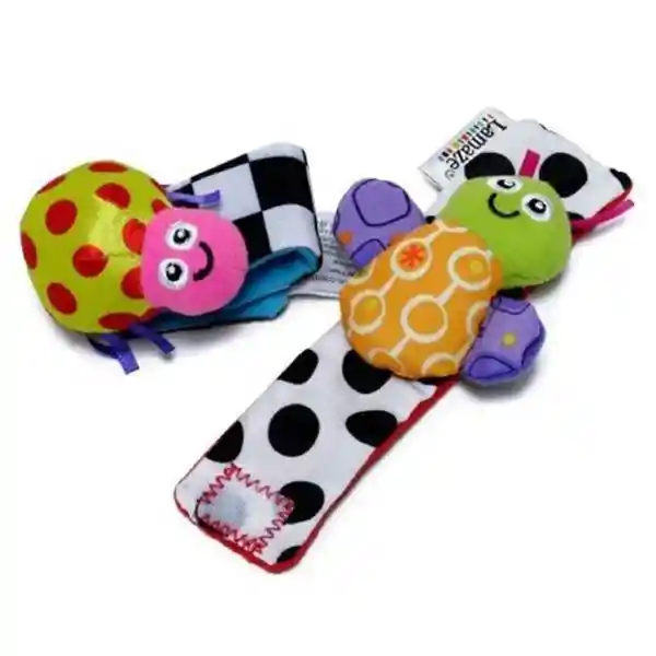 Lamaze Set 2 Pulseras Sonajeras