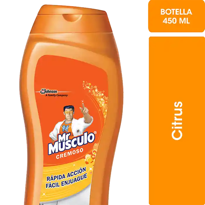 Limpiador de Baño Mr Músculo en Crema Citrus 450ml