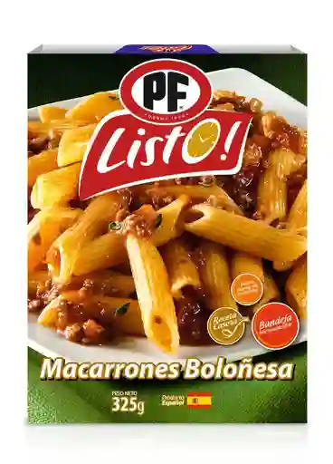 PF Listo Macarrones Bolonesa 325G