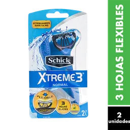Schick Maq Afeitar Piel Norm Xtreme3 2Un