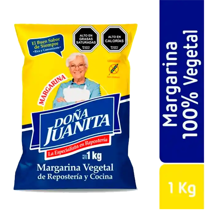 Doña Juanita Margarina Vegetal Bolsa