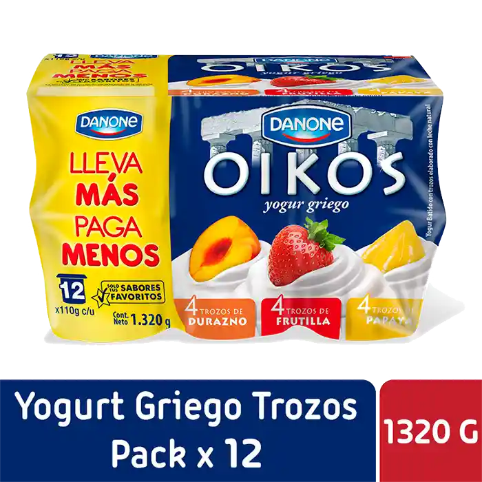 Danone Griego Pack Yogurt Trozo