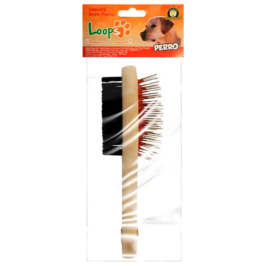 Loops Peineta Doble Madera 1Un