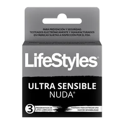 Lifestyles Ultra Sensible Nuda X3(Blister)
