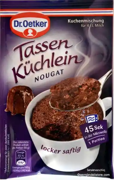 Dr Oetker queque en tazón nougat