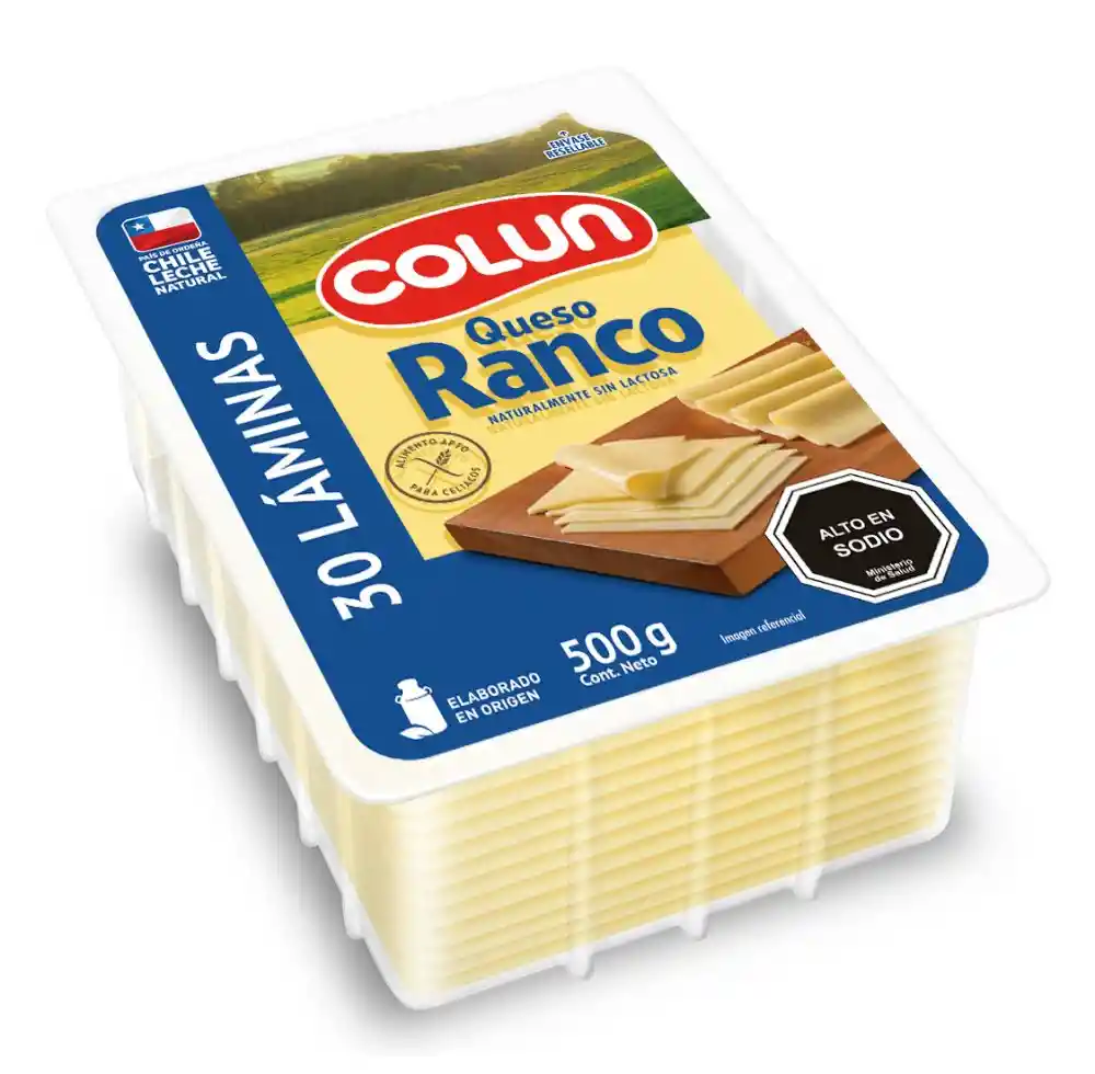 Colun Queso Ranco Laminado