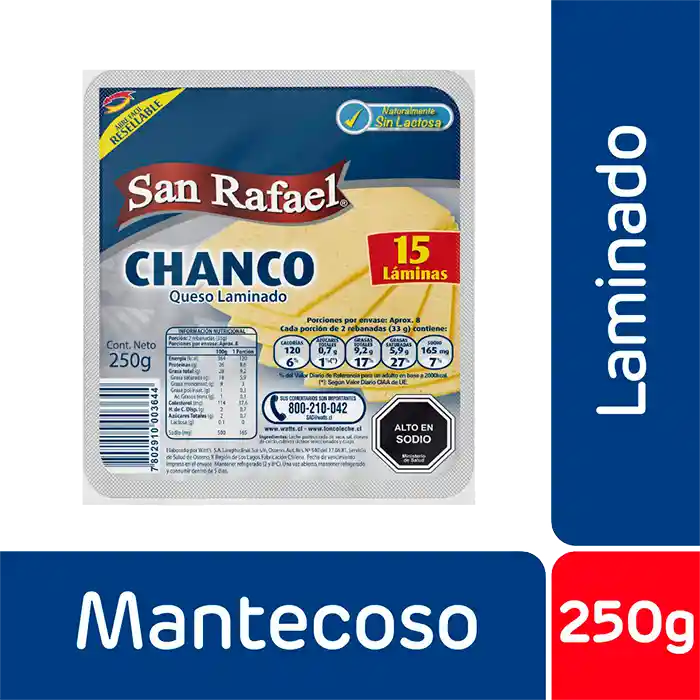 Loncoleche-San Rafael Queso Mantecoso Laminado