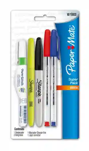 Paper Mate Pack Oficina Surtido Blister 5 Unt