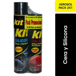 Kit Silicona + Cera para Auto