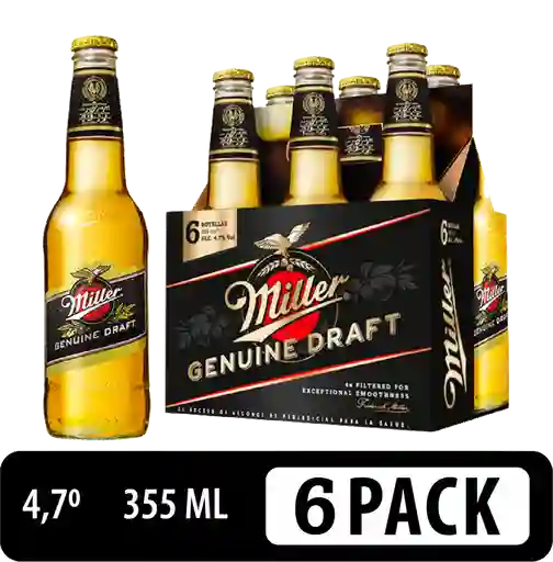Miller Cerveza Genuine Draft