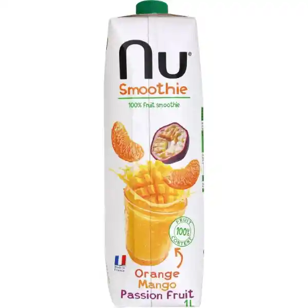 Nu Smoothie Naranja Mango 1L