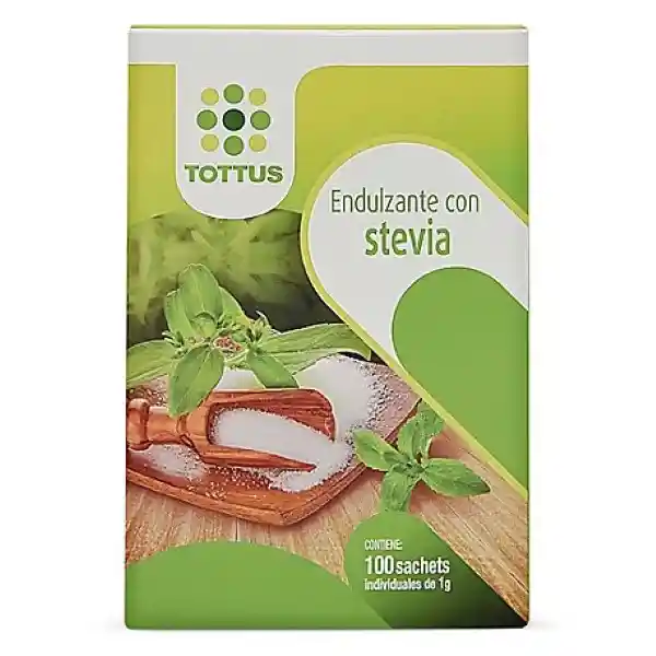 Tottus Stevia Tabletas100 Sachets X 1G