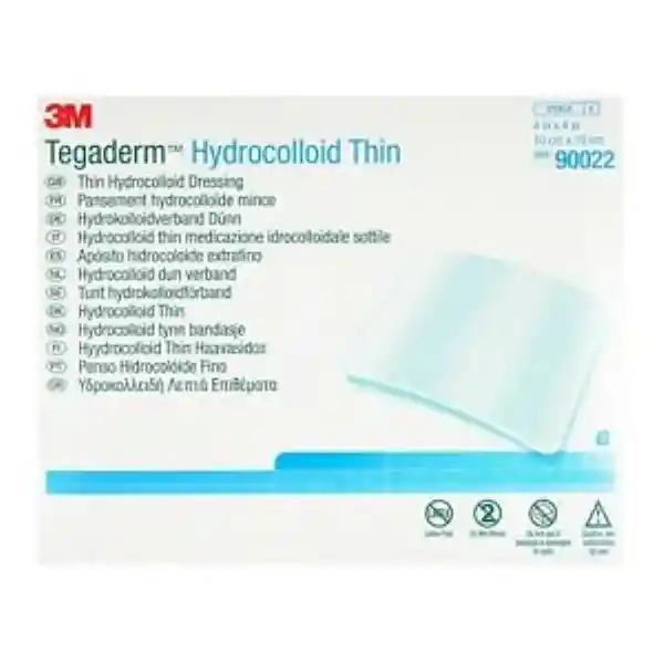 Tegaderm Hidroc Fino Cuad 10x10cm.90022
