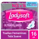 Ladysoft Toalla Higienica Ultradelgada Suave C/Alas
