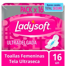 Ladysoft Toallas Higienicas Ultd.Seca.C/Ax16