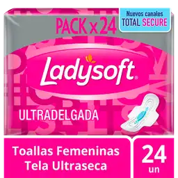 Ladysoft Toallas Higiénicas Ultradelgada