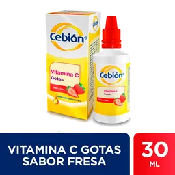 Cebion Vitamina C en Gotas Sabor a Fresa