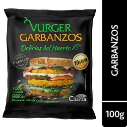 La Crianza Hamburguesa Vegetal a Base de Garbanzos