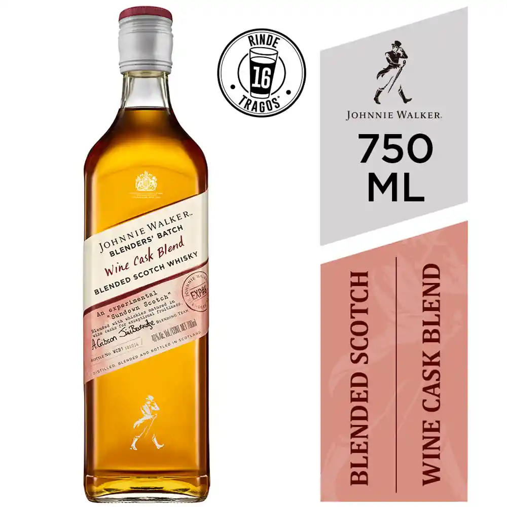 JW Wine Cask Blend Whisky Johnnie Walker 40°