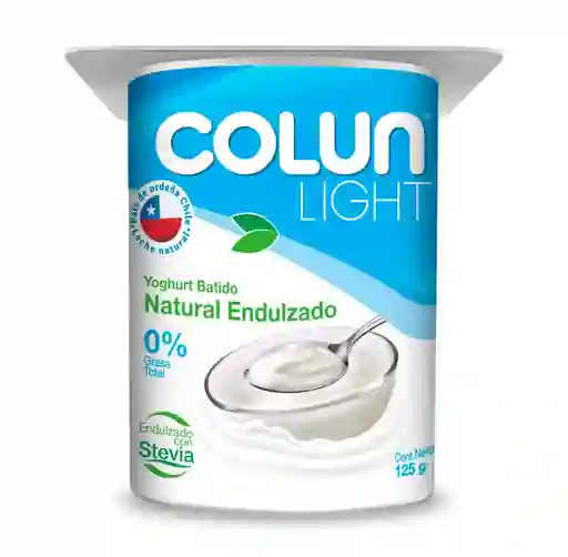 Colun Yoghurt Batido Natural Endulzado Light