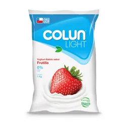 Colun Yoghurt Batido Sabor Frutilla Light