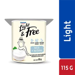 Danone Yogurt Light Natural con Endulzante