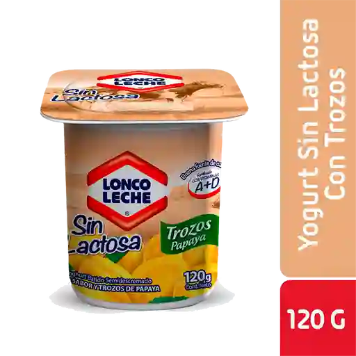 Loncoleche Yoghurt con Trozos de Papaya 