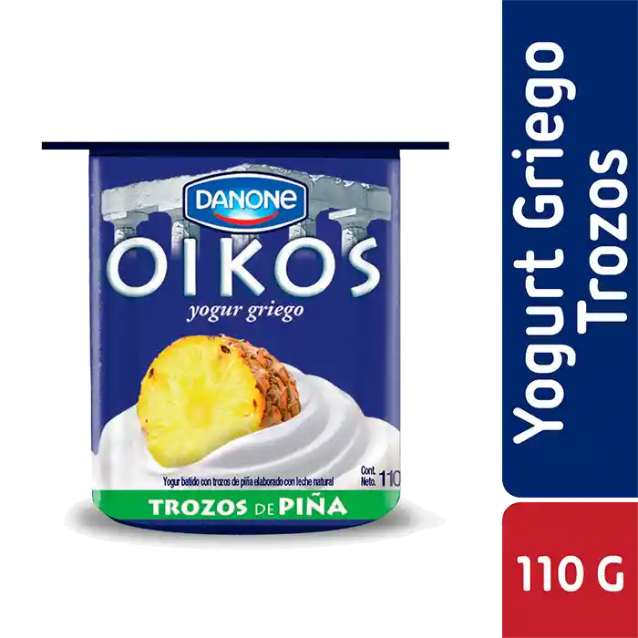 Oikos Yogur Griego con Trozos de Piña