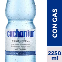 Cachantun Agua Mineral Con Gas 2250 mL