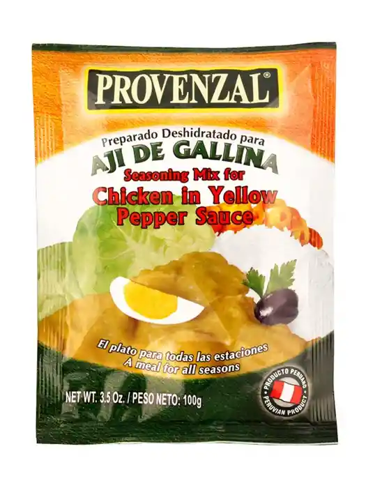 Provenzal Ají De Gallina Deshidratado