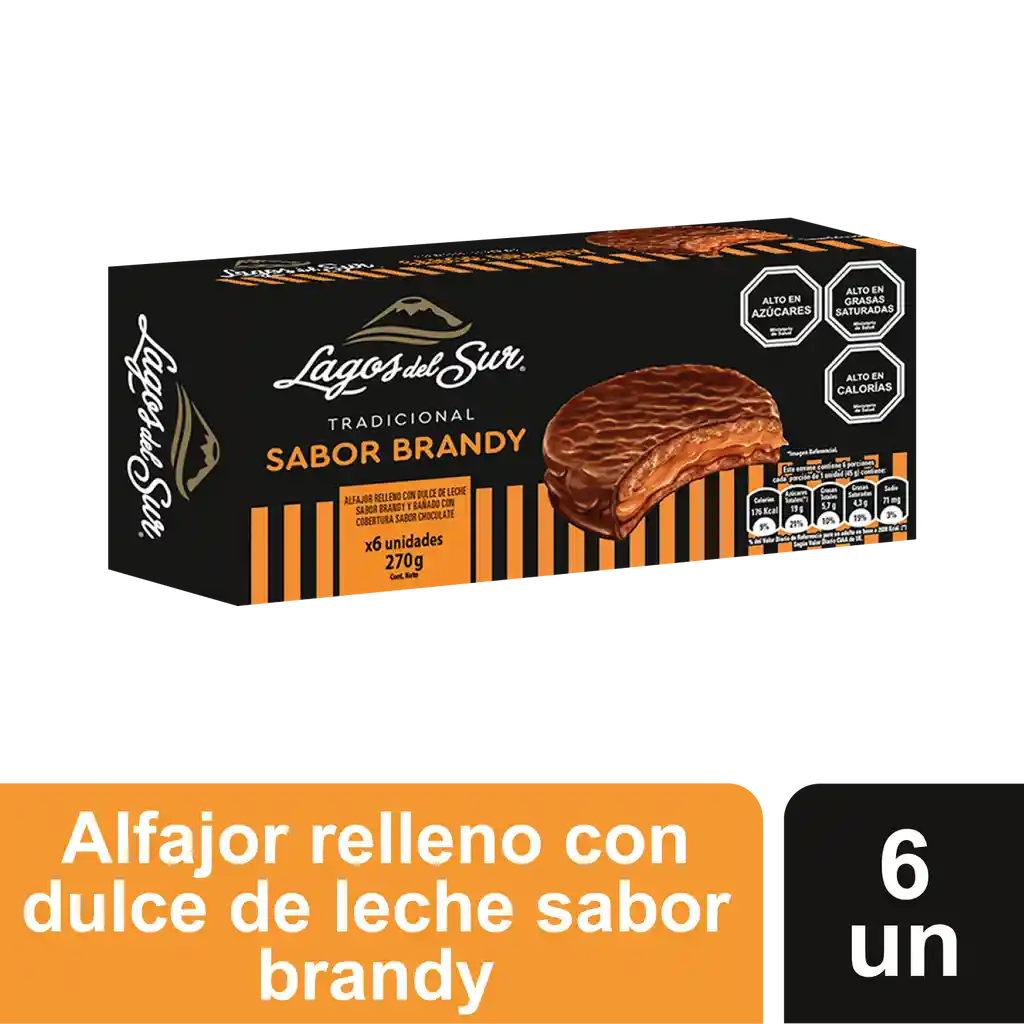 Lagos Del Sur Alfajor Lago Brandy